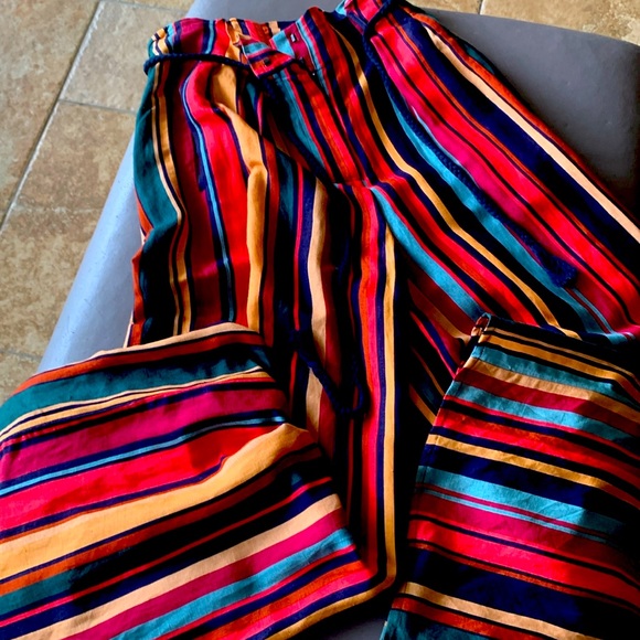 FARM Rio Pants - Farm Rio Wideleg Pants